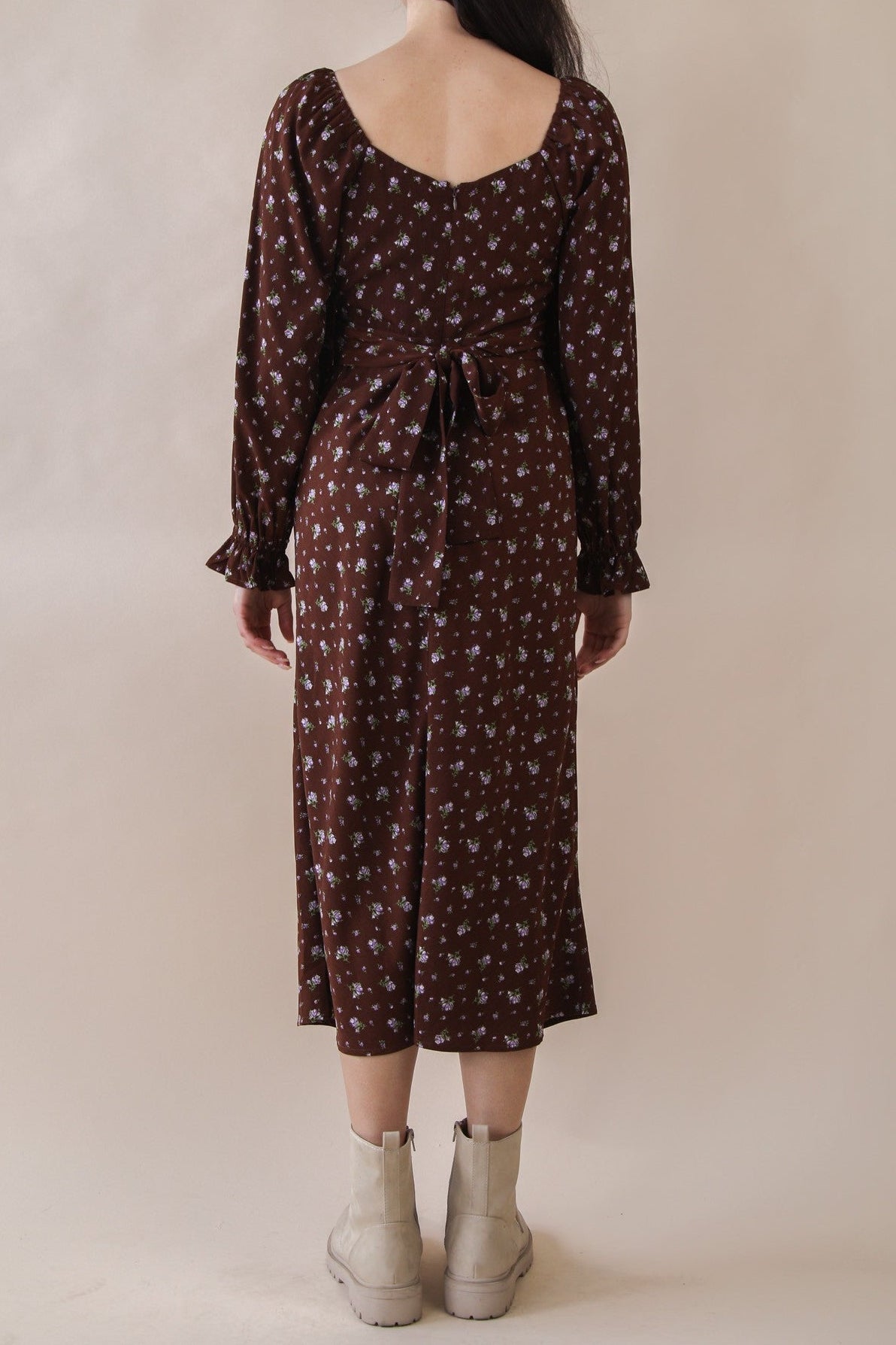 Chic Brown Dress