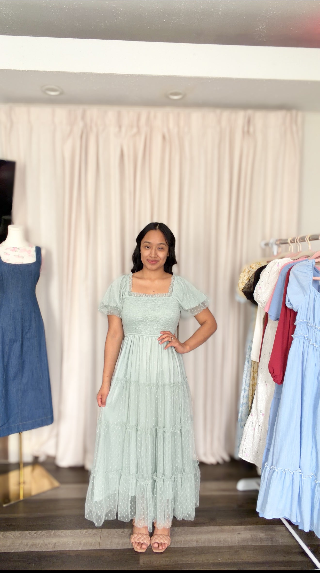 Alice Dress (sage )