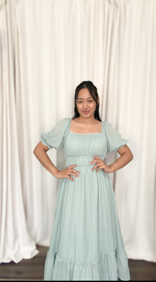 Mila Sage Dress