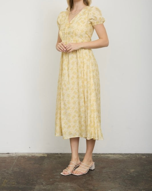 Cassandra Yellow Dress