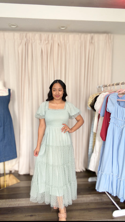 Alice Dress (sage )