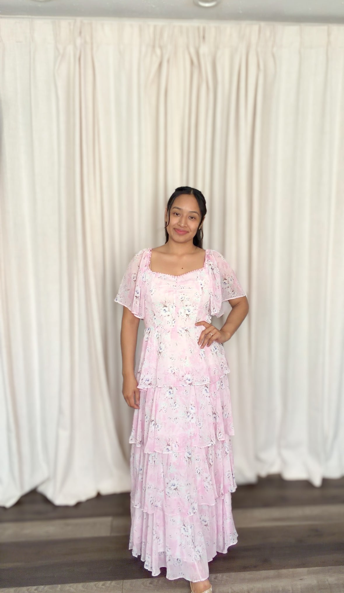 Rosalinda pink dress