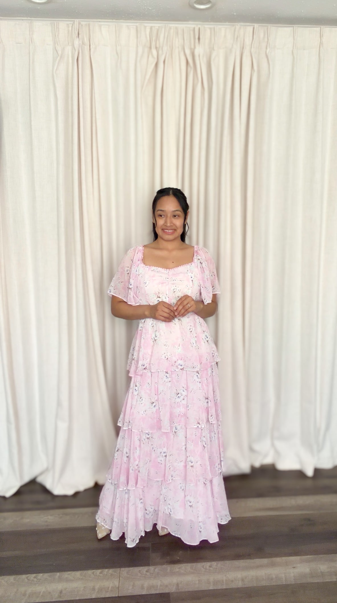 Rosalinda pink dress